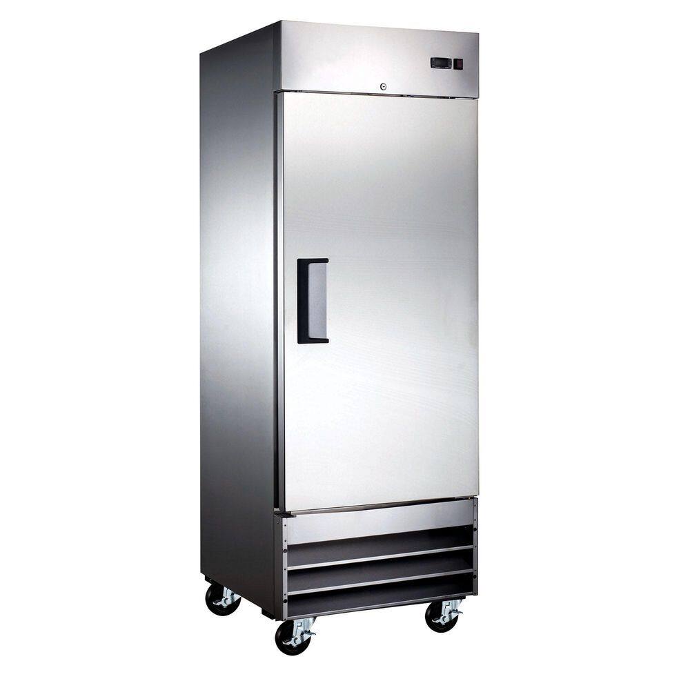 Cooler Depot 23 cu. ft. Commercial Single Door 33F to 41F Refrigerator in Stainless Steel XB27R