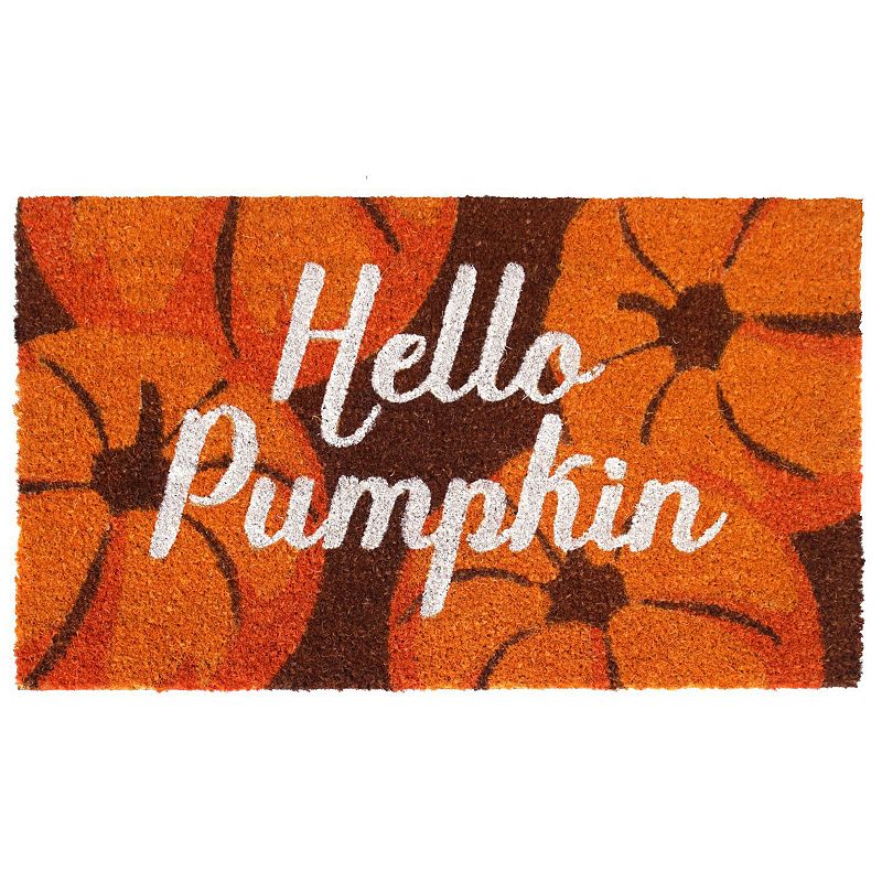 RugSmith Hello Pumpkin Doormat - 18'' x 30''