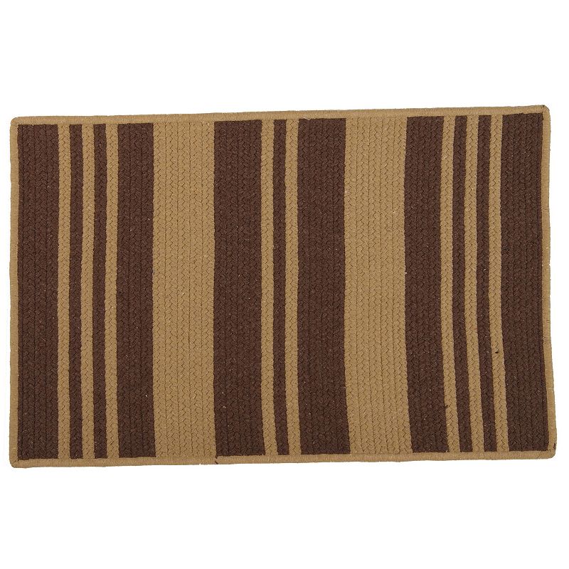 Sunbrella Varsity Stripe Reversible Indoor/Outdoor Rug