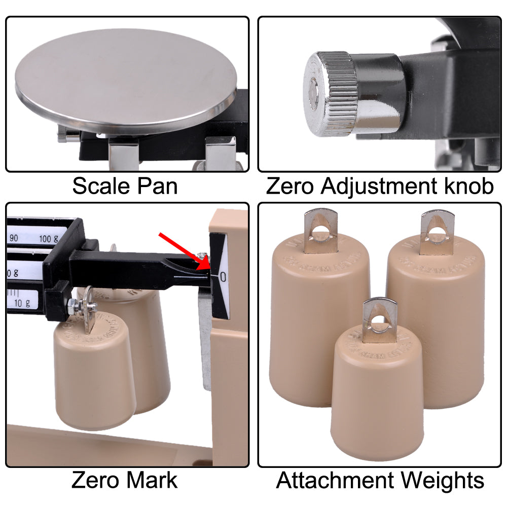 Yescom Jewelry Triple Beam Balance Precision Scale 2610 Gram