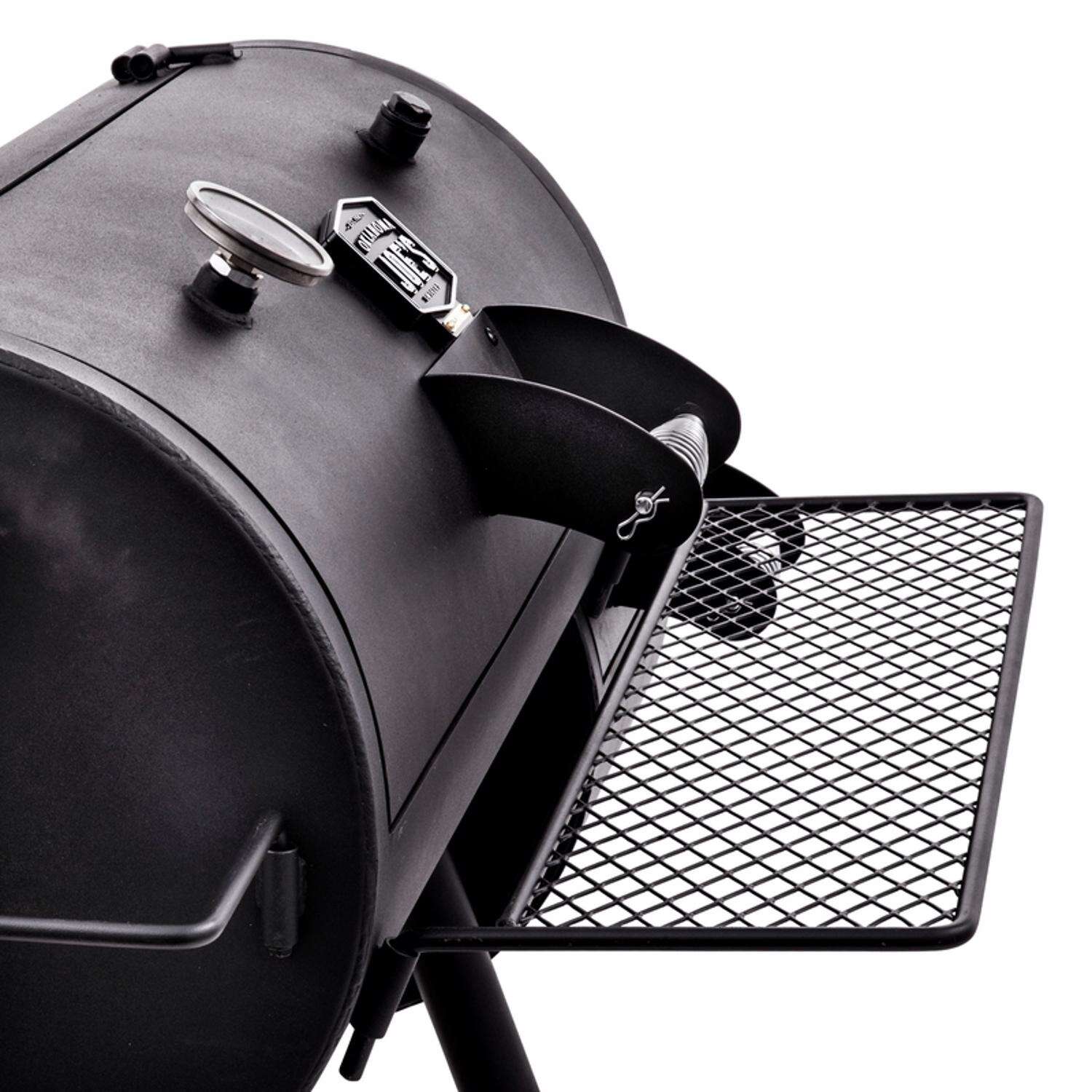 Oklahoma Joes Highland Offset Charcoal Offset Smoker Black