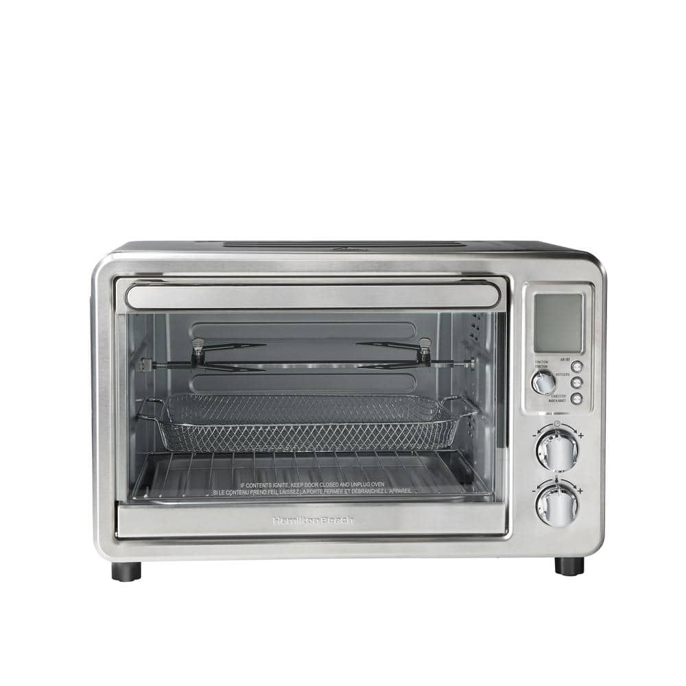 Hamilton Beach Sure-Crisp Digital Air Fryer Toaster Oven with Rotisserie 6 Slice Capacity 31194C