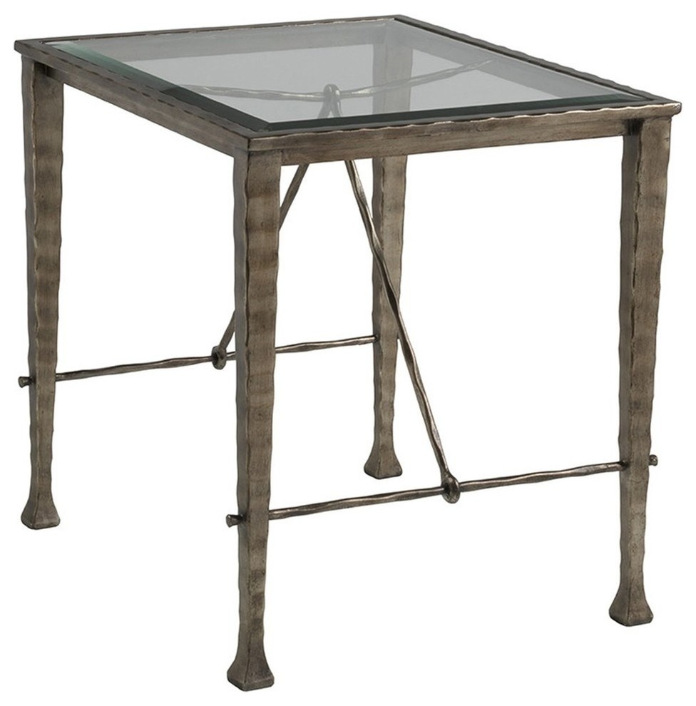 Cortona Rectangular End Table   Industrial   Side Tables And End Tables   by HedgeApple  Houzz