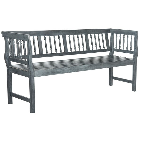 SAFAVIEH Brentwood Outdoor Grey Bench