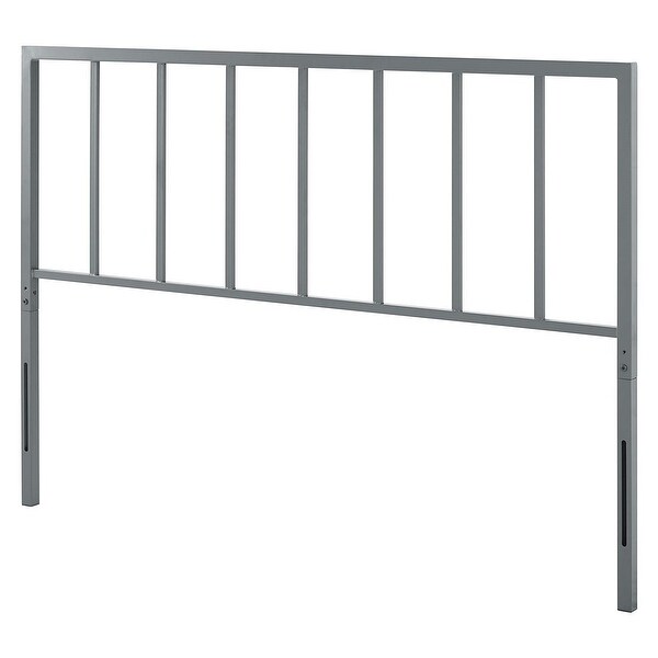 Kenvil Classic Full Size Grey Metal Headboard - - 31623742