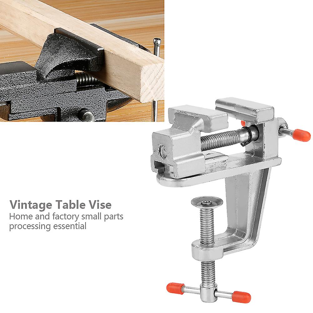 Mini Flat Pliers Vise Clamp Table Aluminum Alloy Table Vice Tool