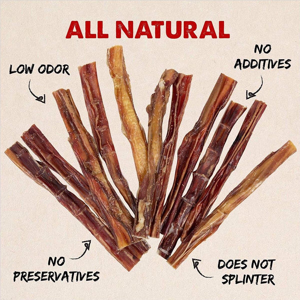 Downtown Pet Supply USA Bully Sticks 6-in Dog Treats