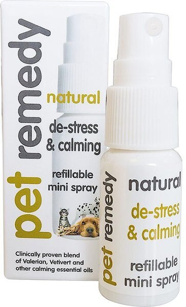 Pet Remedy Natural De-Stress and Calming Refillable Mini Spray for Pets