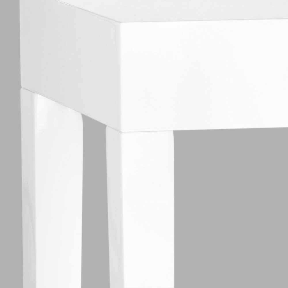 SAFAVIEH Kayson White Lacquer Console Table   51.2\