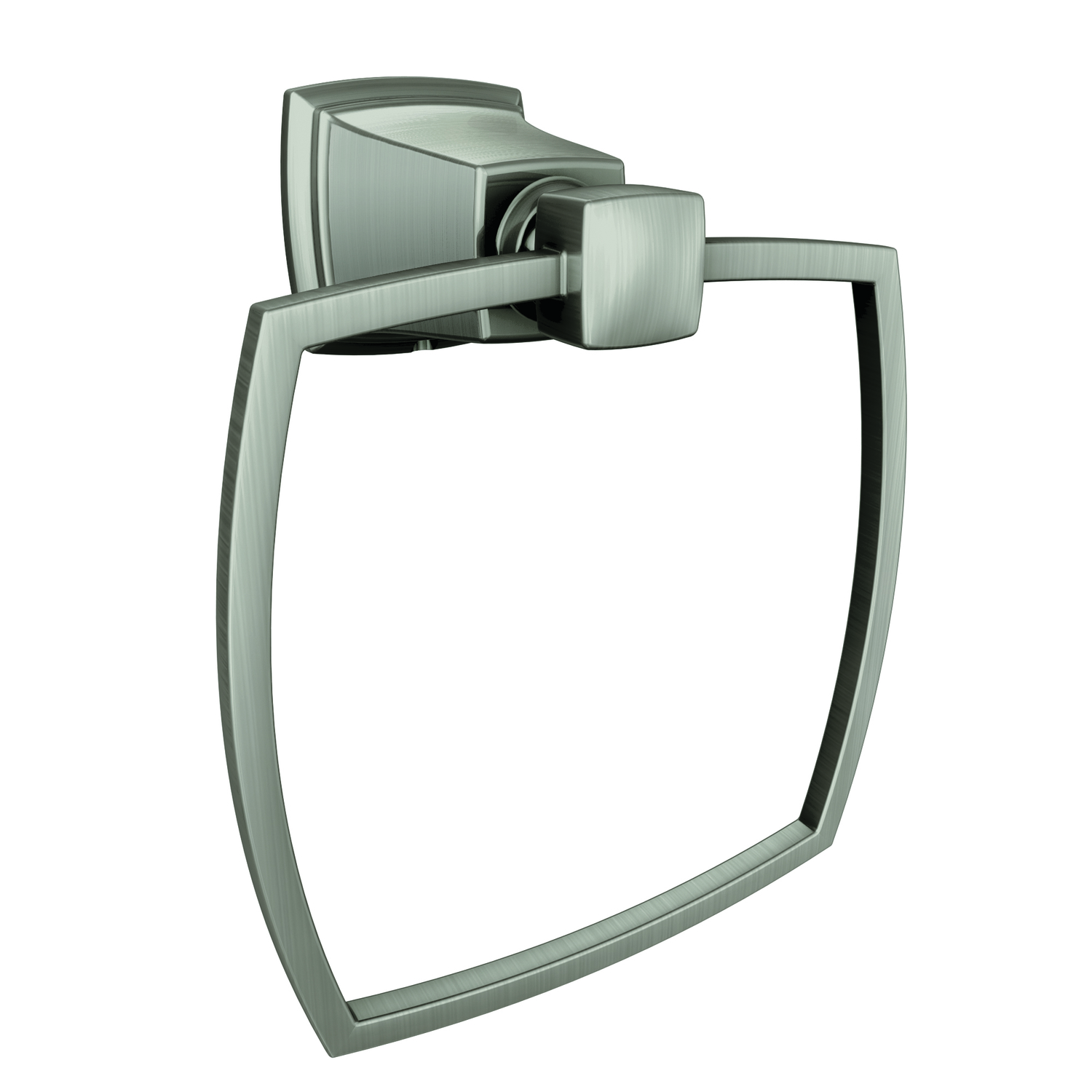 Moen Boardwalk Brushed Nickel Towel Ring Metal