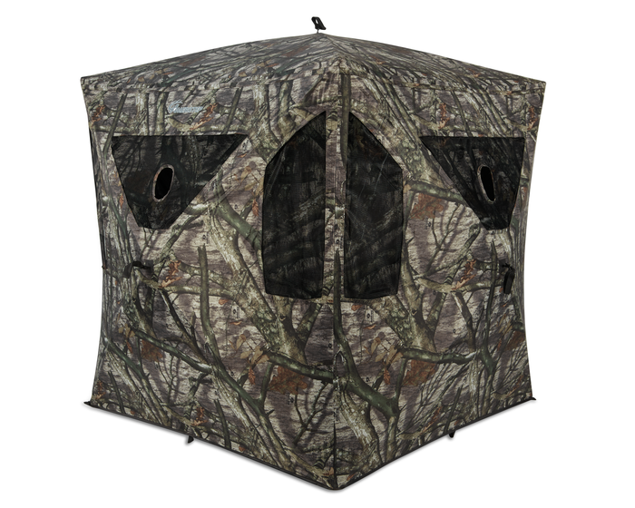 Ameristep Brickhouse Mossy Oak Camo Hunting 3 Person Ground Blind AMEBL3013