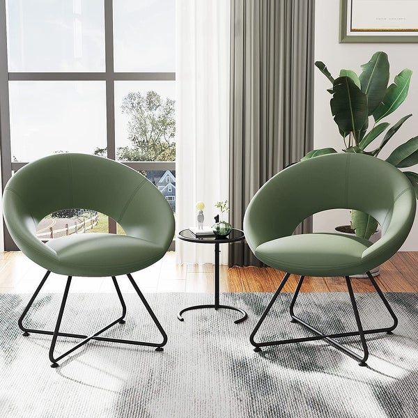 Green Velvet chair ，velvet accent chair for Living Room Bedroom Office Leisure Upholstered Single Sofa