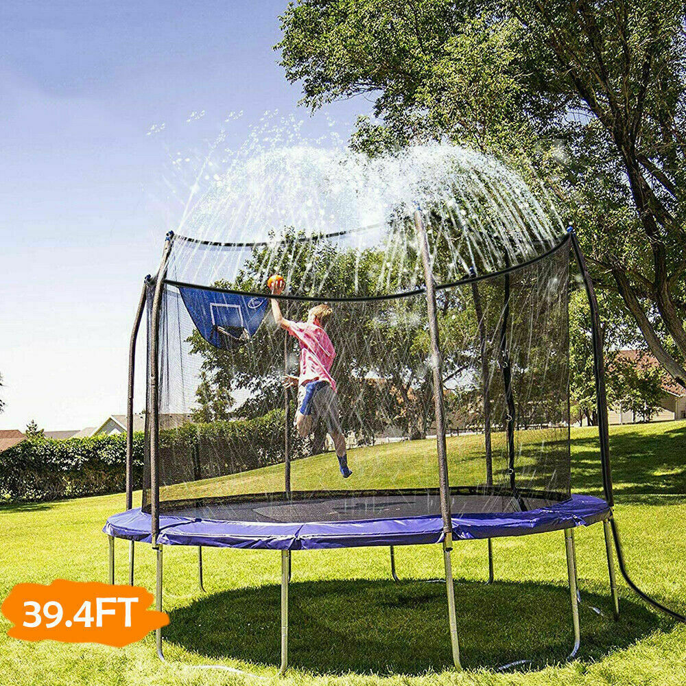 For Trampoline Sprinkler Spray Water Park Kid Fun Summer Outdoor Water Game 12M