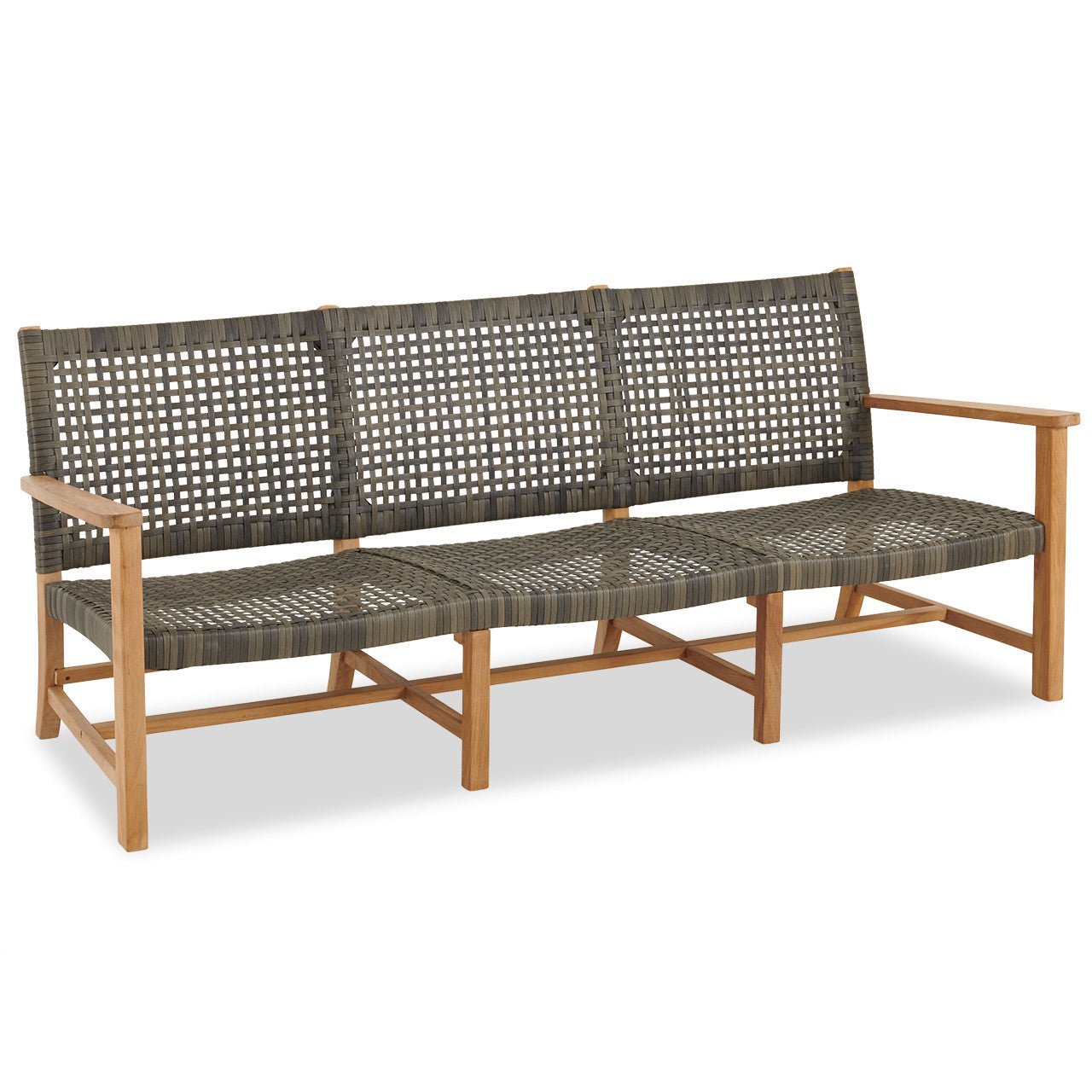 Sanur Teak & Woven Outdoor Sofa 65