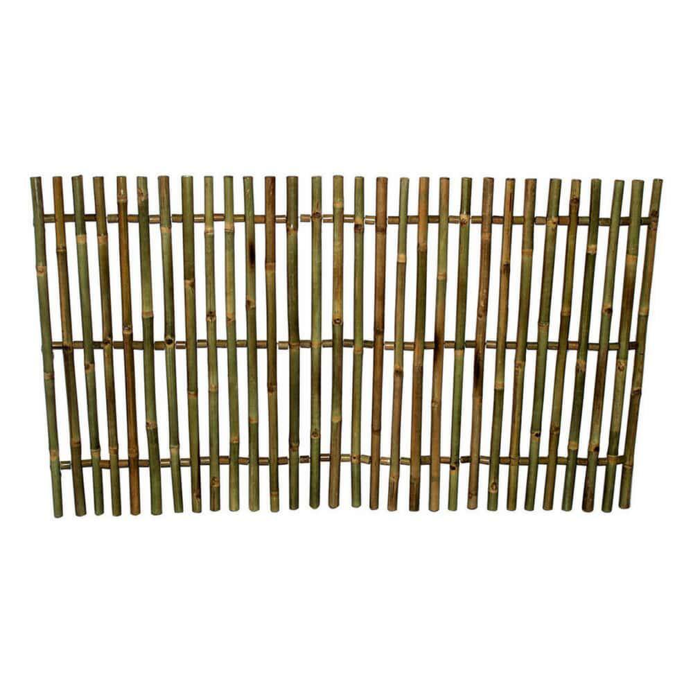 Master Garden Products 48 in. Bamboo Ornamental Even Garden Fence NBF-48E