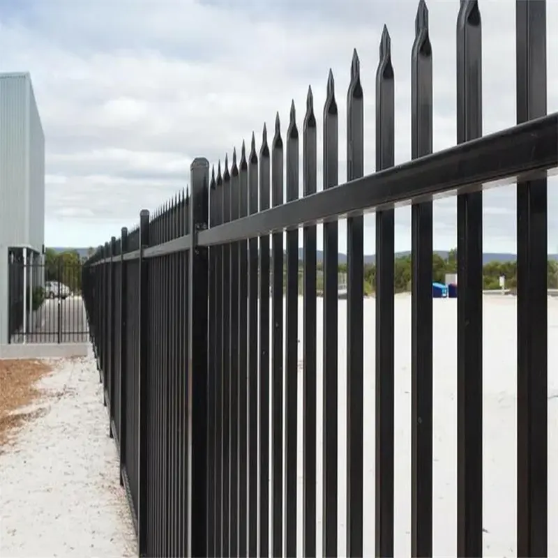 China Manufacturer Supply Durable Outdoor Metal Fence Easily Assembled Steel Fence