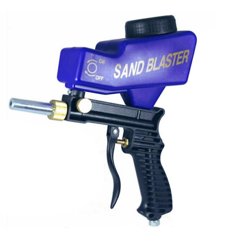 Uk Portable Air Speed Gun Sand Blaster Sandblaster Sandblasting Remove Rust Tool W12595054