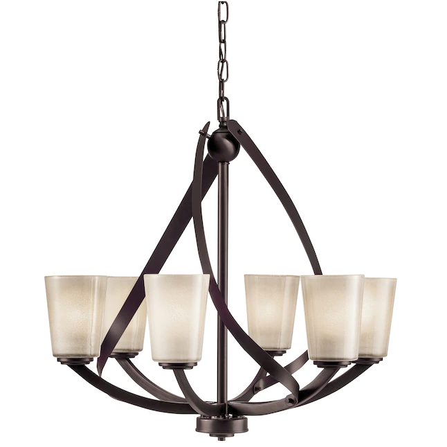 Kichler 34755 Layla 6-Light Olde Bronze Modern/Contemporary Chandelier