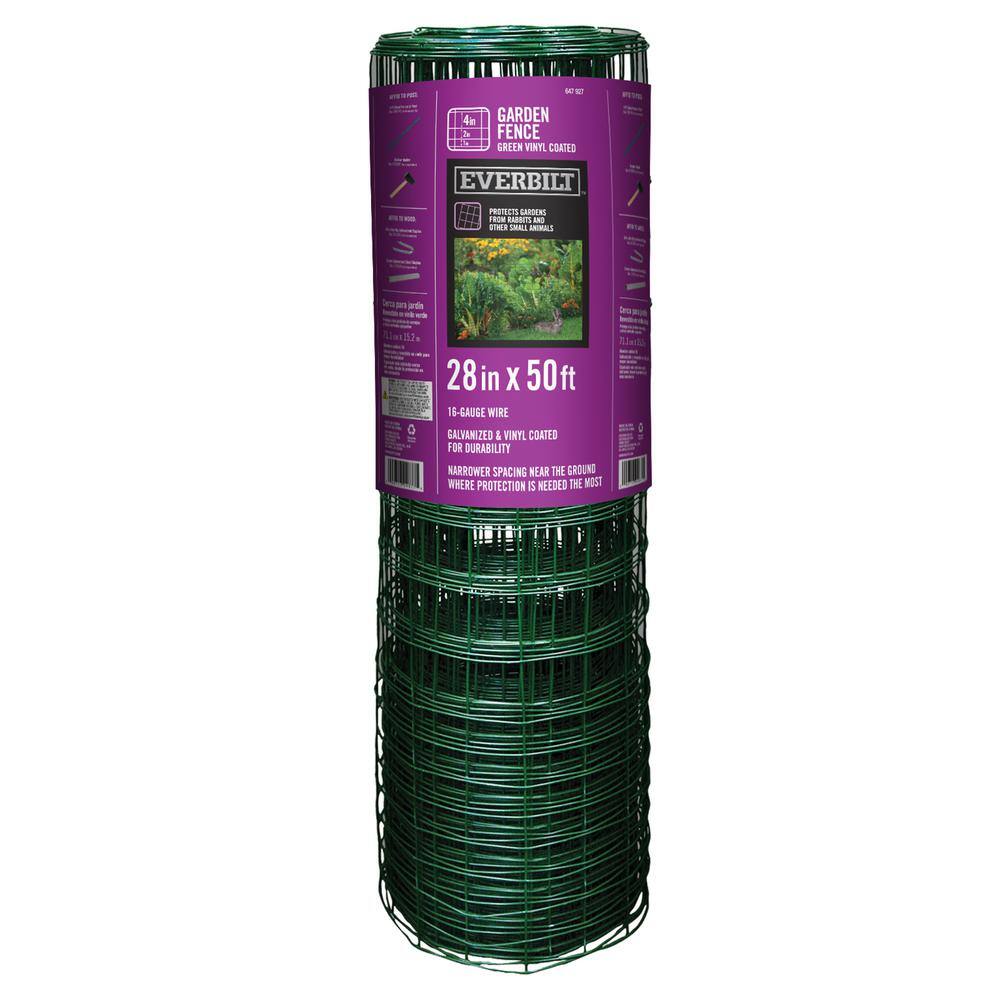 Everbilt 2-13 ft. x 50 ft. Green PVC Coated Welded Wire 308376EB