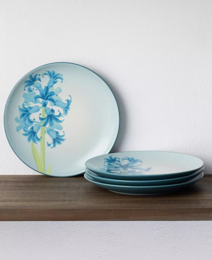 Noritake Colorwave Floral Accent Plates Set of 4