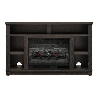 StyleWell Maynard 48 in. Freestanding Electric Fireplace TV Stand in Cappuccino with Ash Grain HDFP48-56E