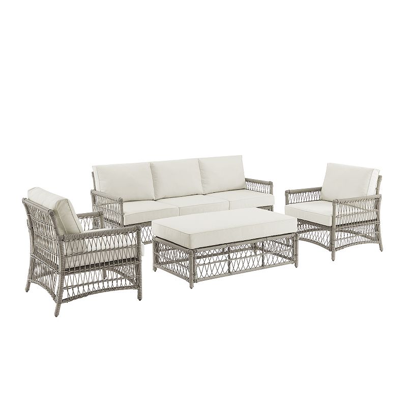 Crosley Thatcher Outdoor Wicker Sofa 4-pc. Set