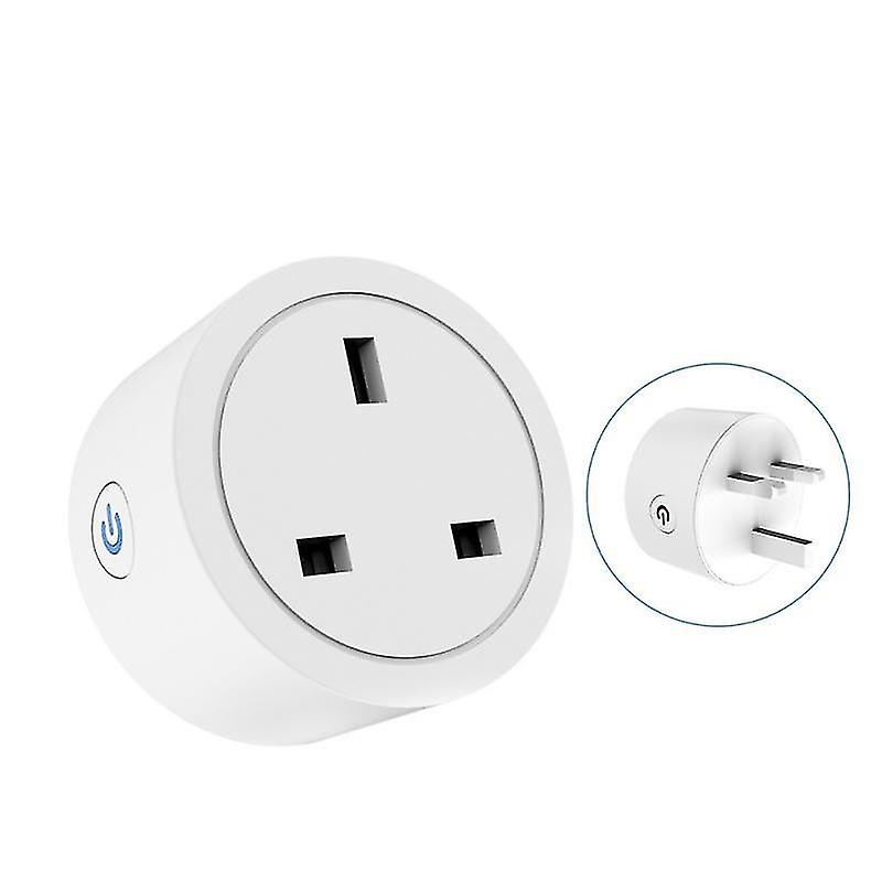 16a Tuya Smart Socket Wifi Uk Plug 3pin Adapter Home Alexa Voice Control With Energy Monitering