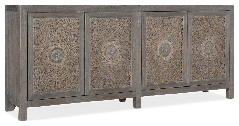 Melange Emmett Entertainment Console   Tropical   Entertainment Centers And Tv Stands   by HedgeApple  Houzz