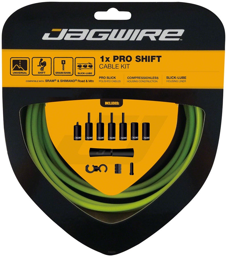 Jagwire 1x Pro Shift Kit - Organic Green