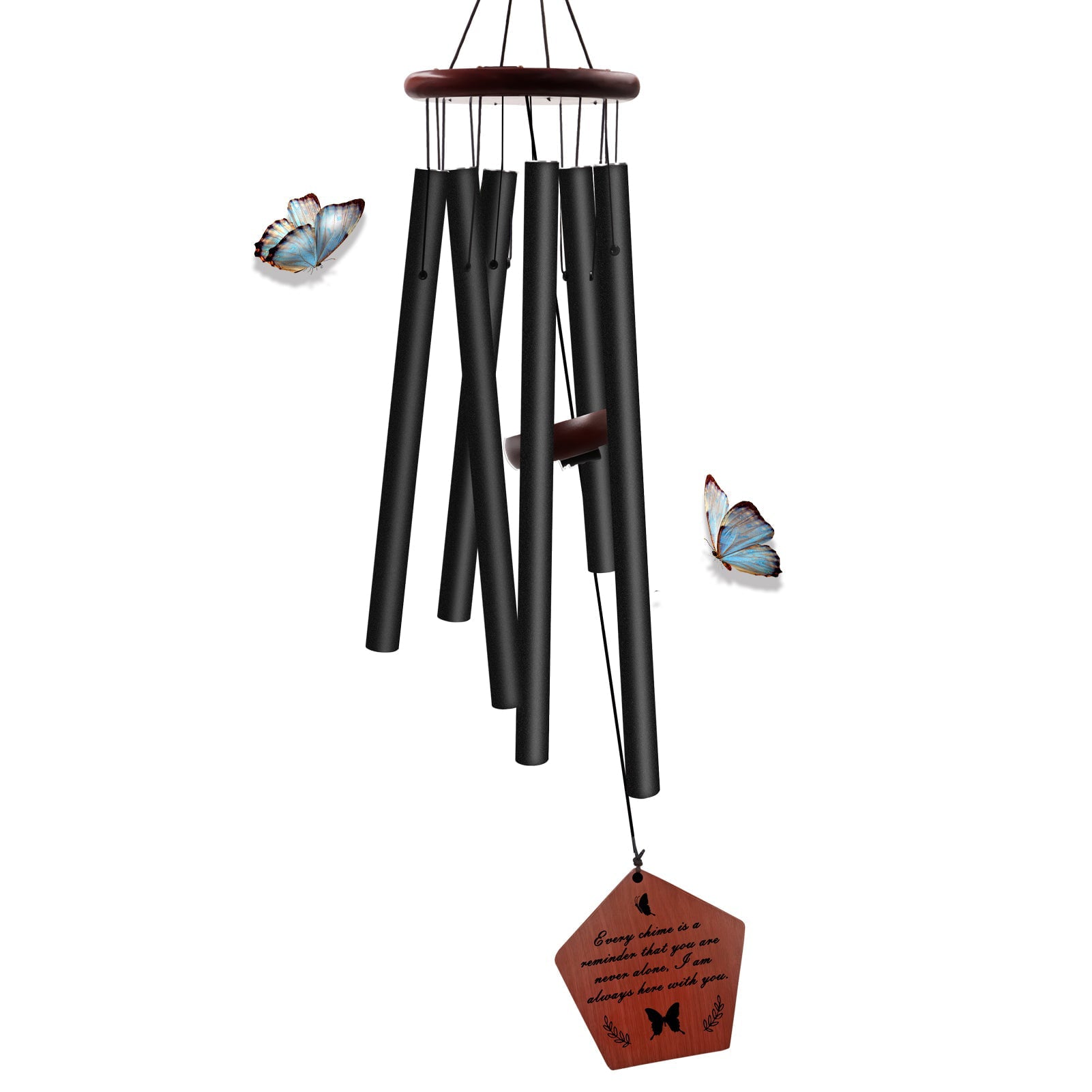 32 Inch Sympathy Wind Chimes for Outside Deep Tone， Memorial Wind Chimes in Memory of a Loved One， Bereavement， Memorial Gifts for Mother， Father， Presents