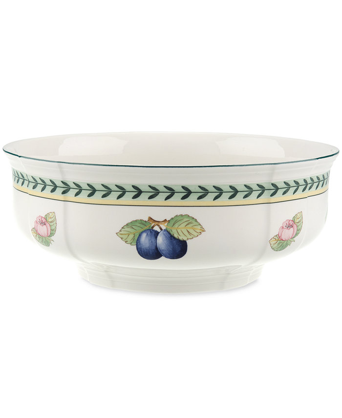 Villeroy and Boch  9.75  French Garden Round Vegetable Bowl Premium Porcelain