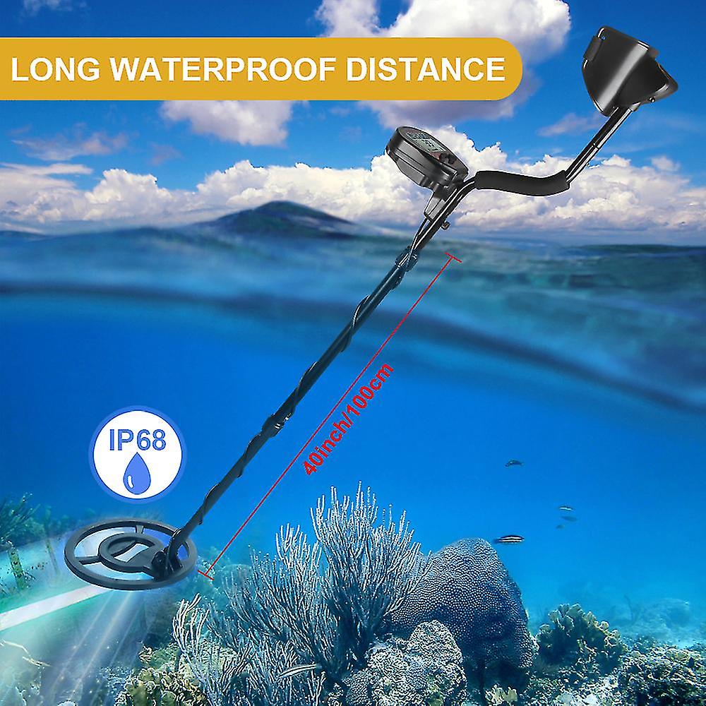 Md810 Metal Detector Underground Professional Depth 2.5m Search Finder Gold Detector Treasure Detecting Pinpointer Waterproof