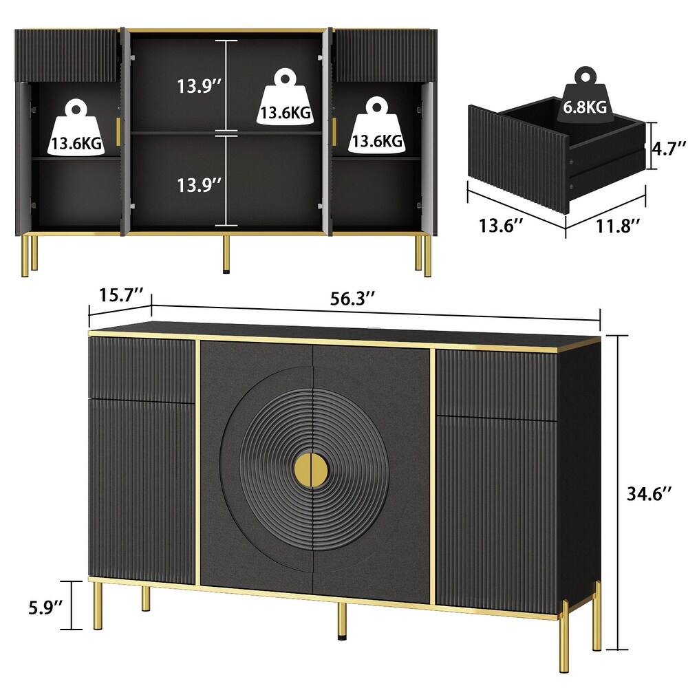 Accent Cabinet 56.3\