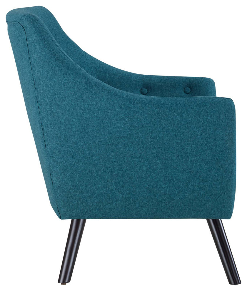 Xavier Teal Armchair   Midcentury   Armchairs And Accent Chairs   by V.S.D Furniture  Houzz