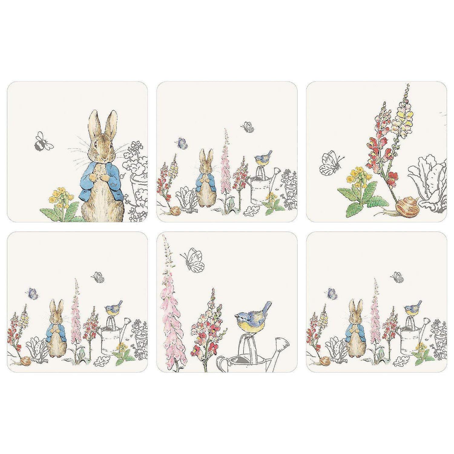 Stow Green Classic Peter Rabbit Set of 6 Coasters