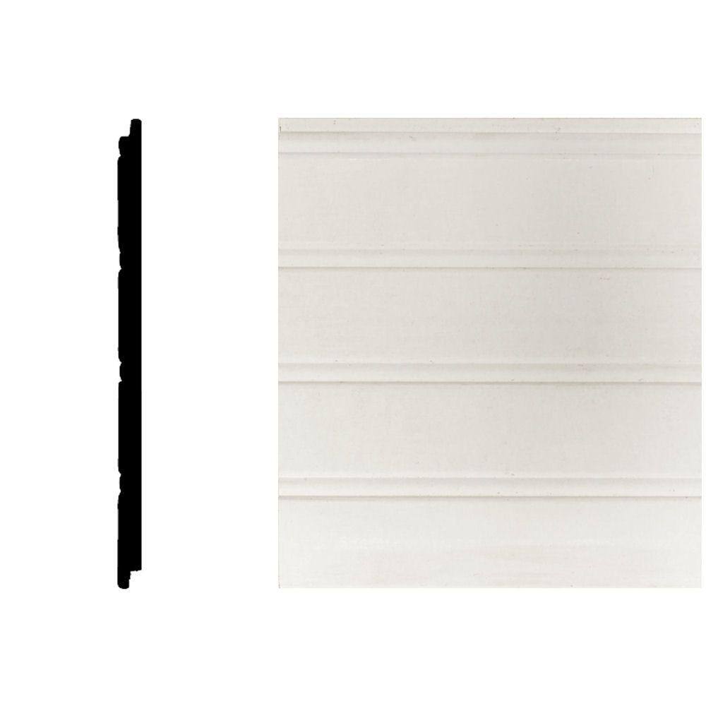 HOUSE OF FARA 516 in. x 5-2932 in. x 32 in. MDF Tongue and Groove Wainscot (1-Piece) 32MDF