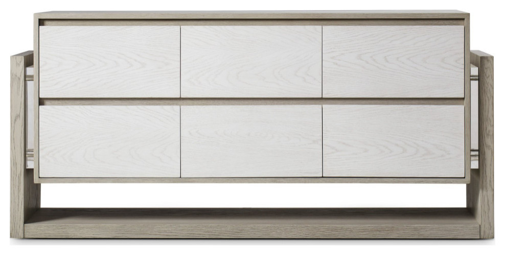 Manning Chest 6 Drawer   Transitional   Accent Chests And Cabinets   by AED Luxury Home Decor  Houzz