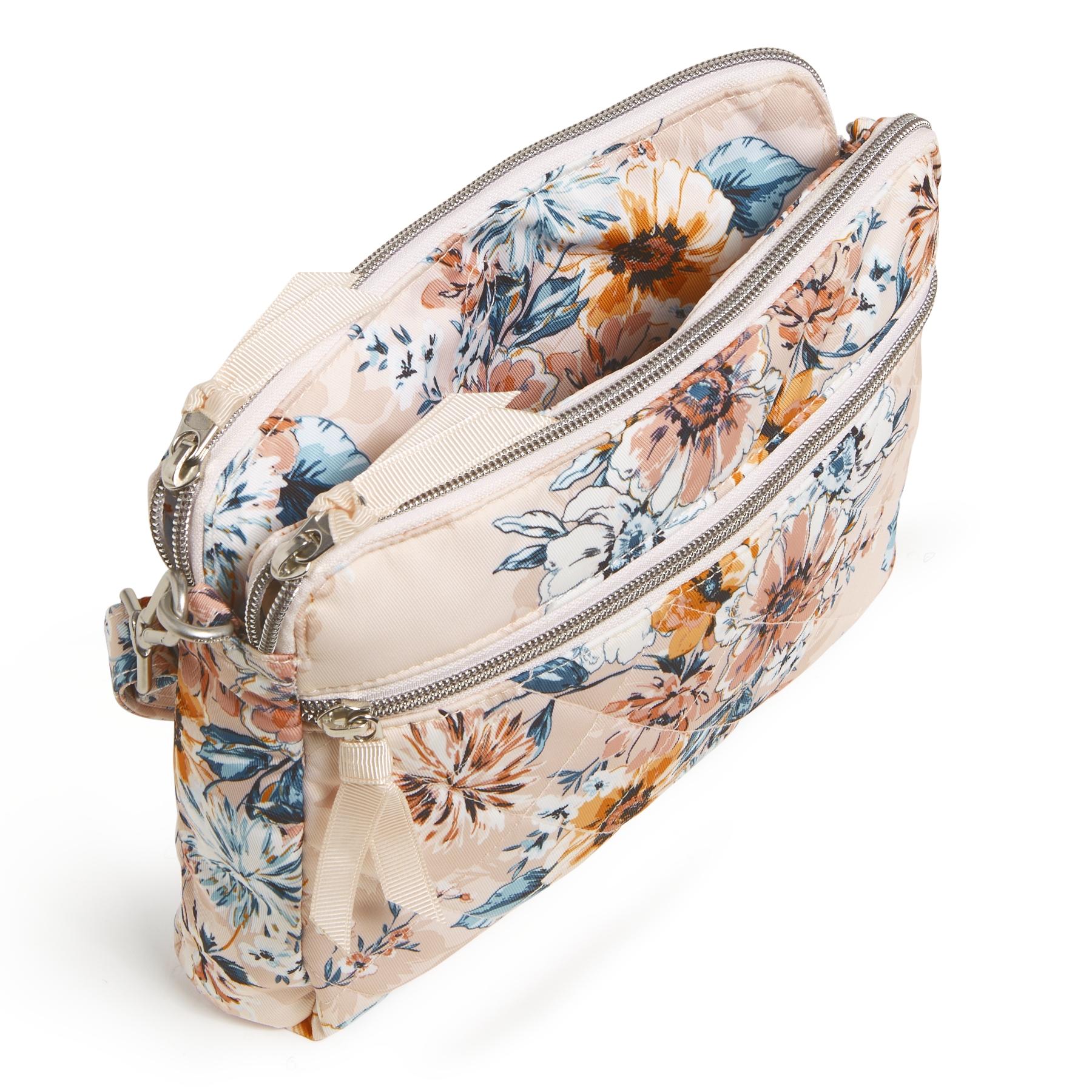 Triple Compartment Crossbody Bag