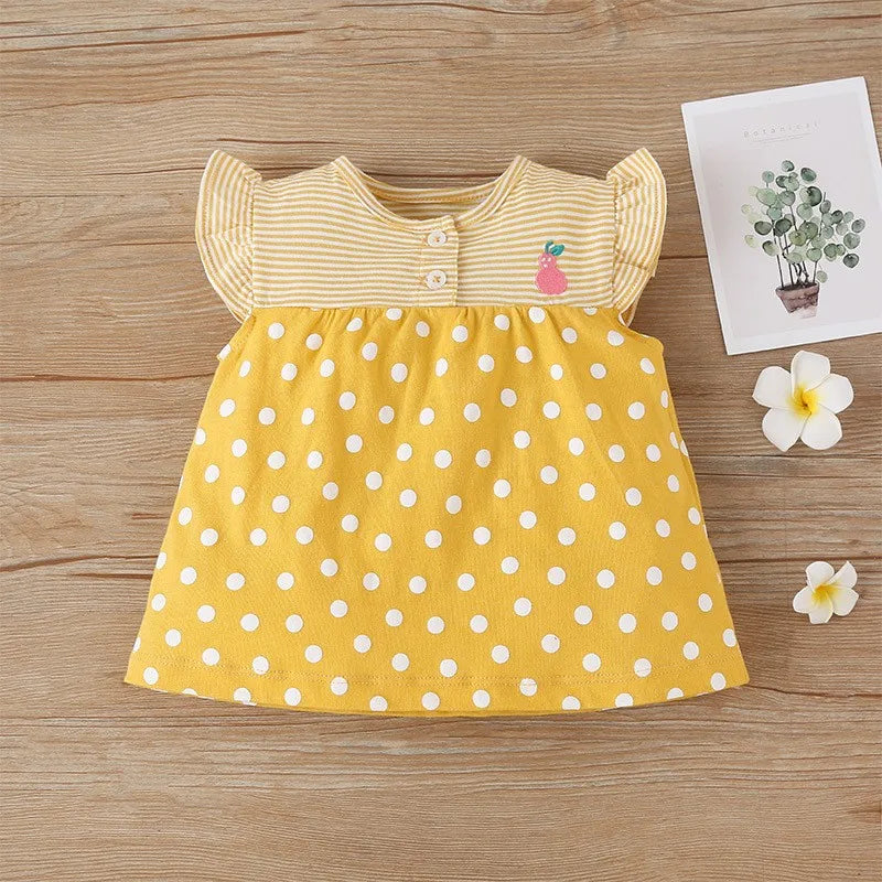 3 Pieces Newborn Infant Baby girl clothes 2023 Summer Cute Cartoon Bodysuit+Tops+Shorts Soft Cotton Bebies Kids Outfits