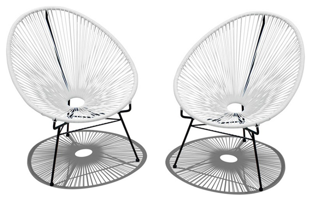 Acapulco 2 Piece Lounge Chair Set   Contemporary   Outdoor Lounge Chairs   by Patio Productions  Houzz