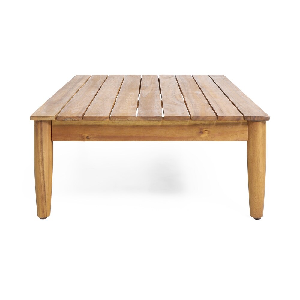 Magnolia Outdoor Acacia Wood Coffee Table by Christopher Knight Home   39.50\