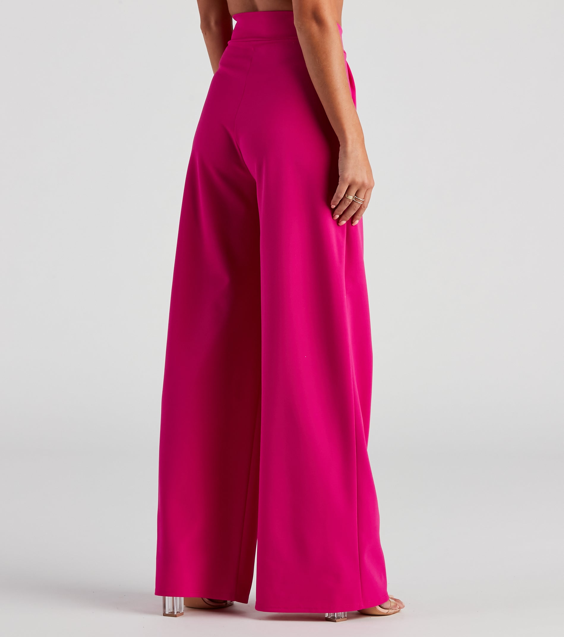 Chic Professional Wide-Leg Pants