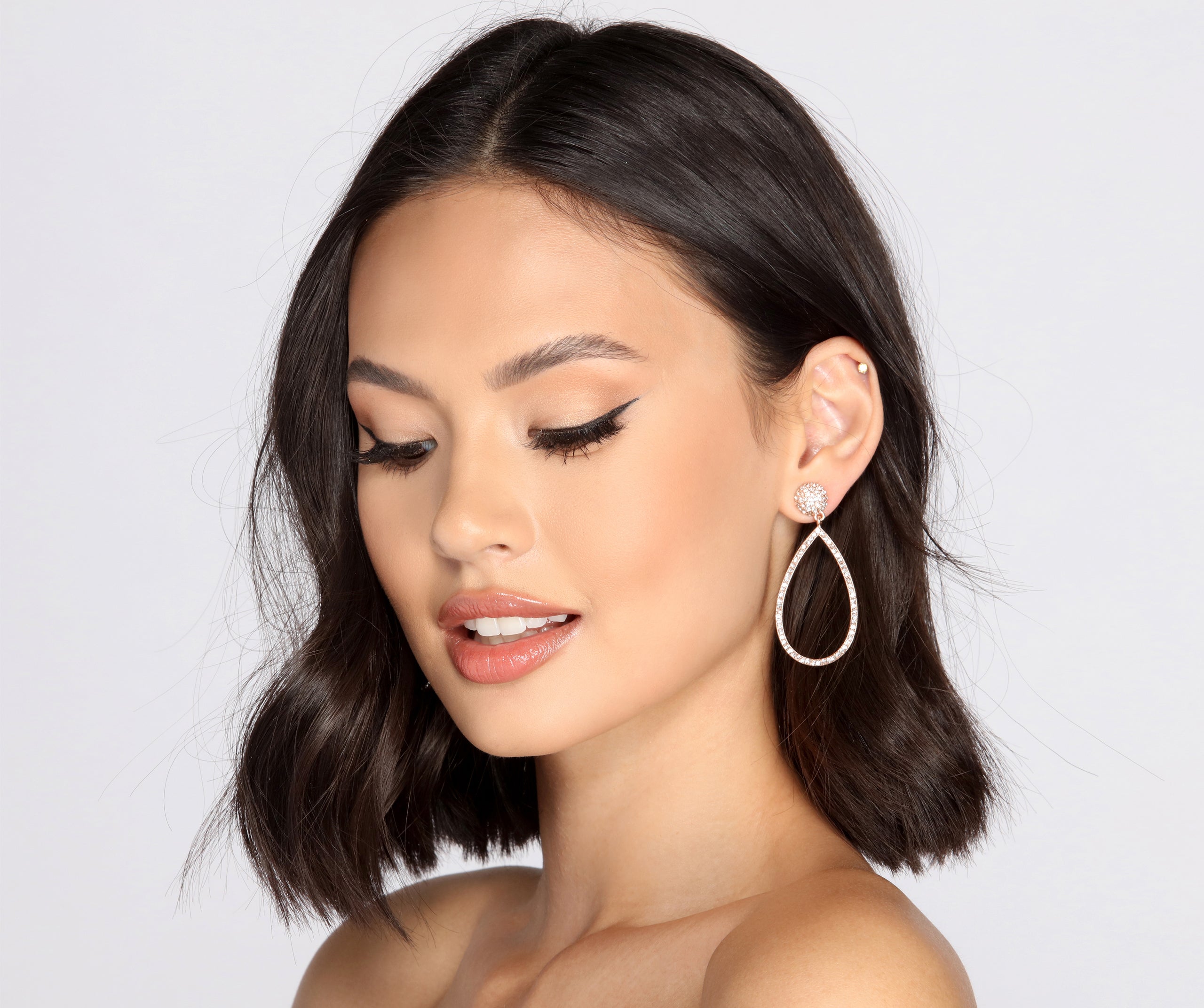 Majorly Glam Rhinestone Earrings