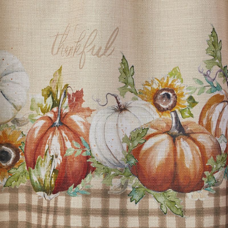 SKL Home Autumn Pumpkins Window Valance