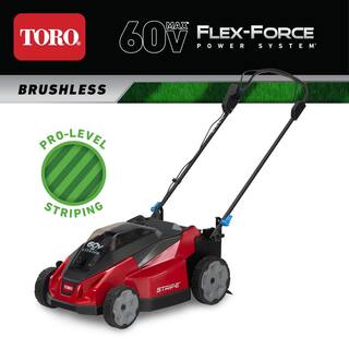 Toro 60V MAX 21 in. Stripe Electric Push Lawn Mower - Tool Only 21611T