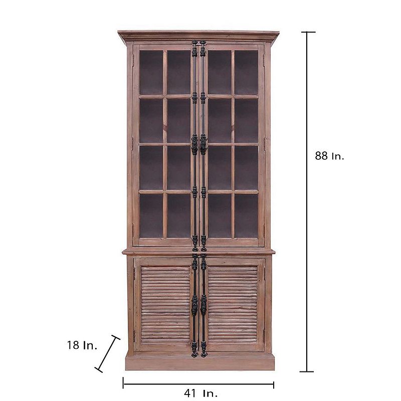 Glass Casement French Cabinet