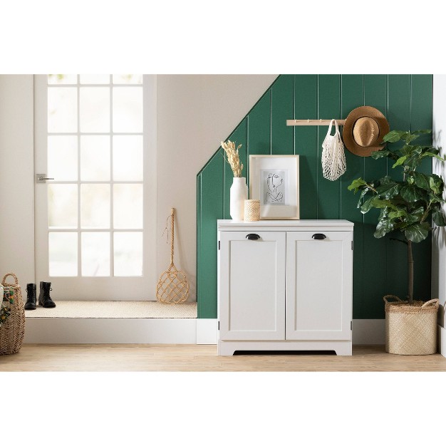 2 Door Farnel Storage Cabinet Pure White South Shore