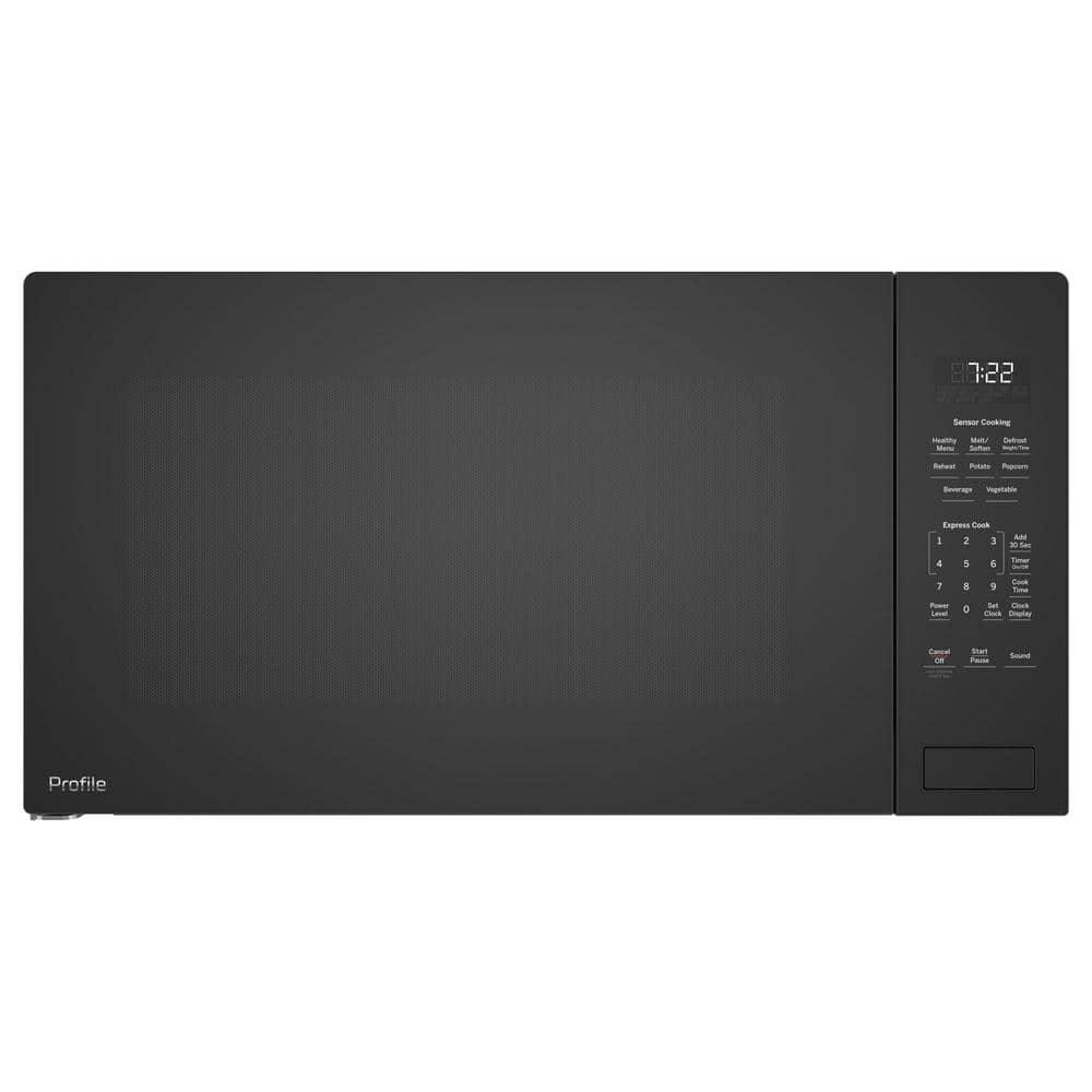 GE Profile Profile 22 cu ft BuiltIn Microwave in Black with Sensor Cooking