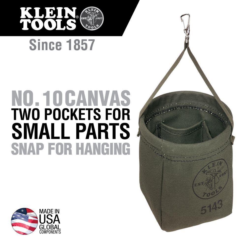 Klein Tools Canvas Tapered-Bottom Bag 5143 from Klein Tools