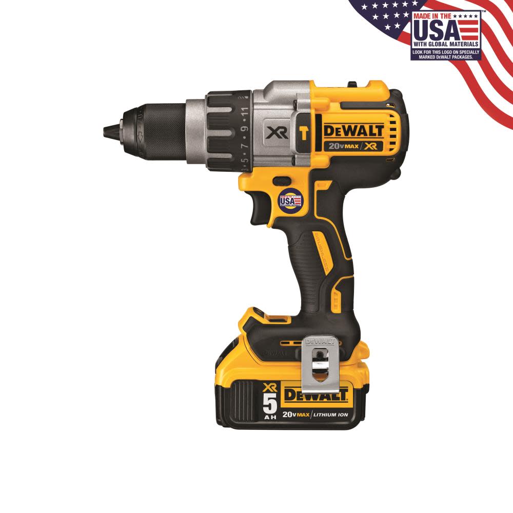 20V MAX XR LITHIUM ION BRUSHLESS 3-SPEED HAMMERDRILL KIT ;